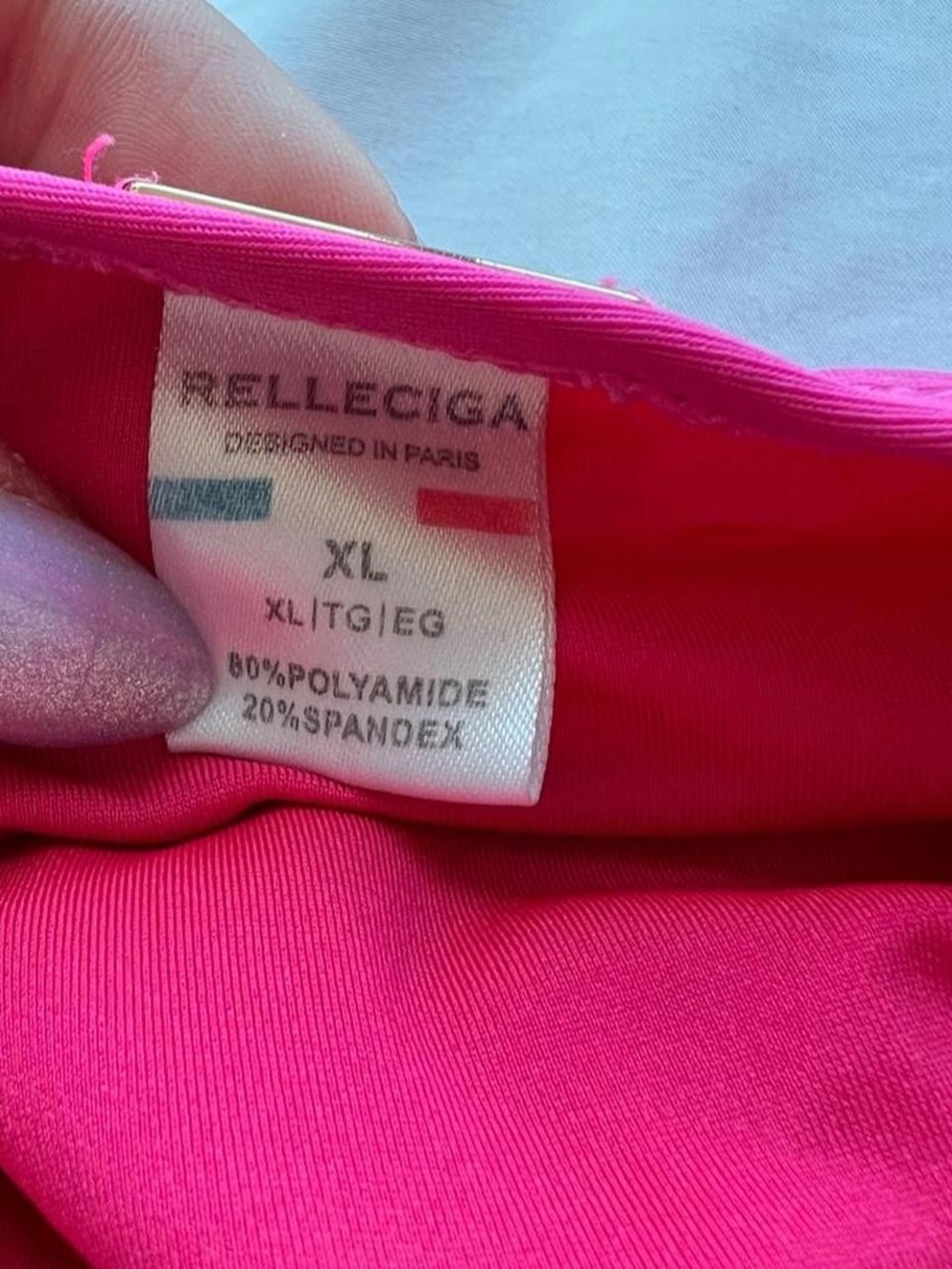Pink Ruched One-Piece Swimsuit - Picture 3 of 3